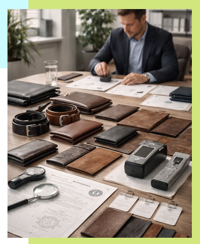 Сертификация кожаных изделий в Урюпинске от 12361 р. | Алешин-Рюп