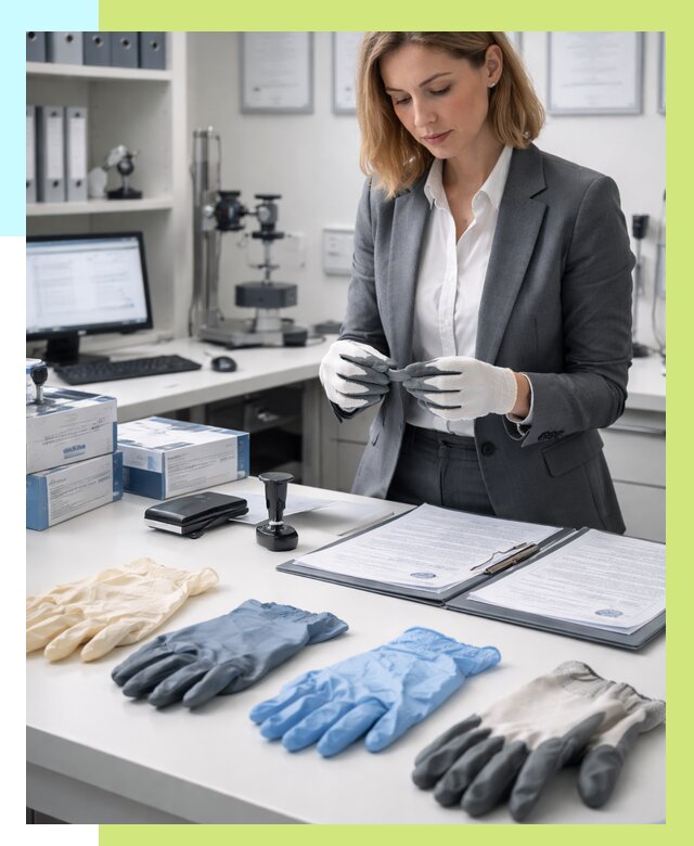 Сертификация перчаток в Урюпинске от 8756 р. | Алешин-Рюп