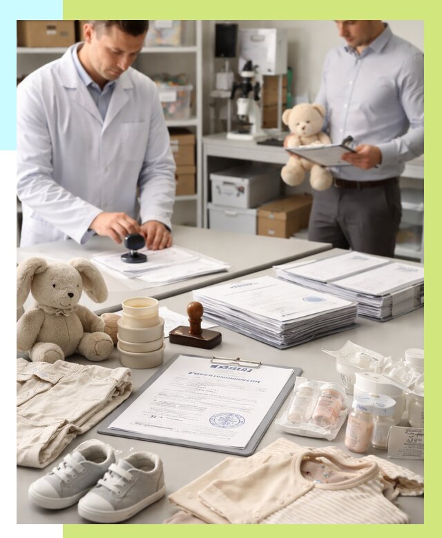 Сертификация детских товаров в Урюпинске от 15452 р. | Алешин-Рюп