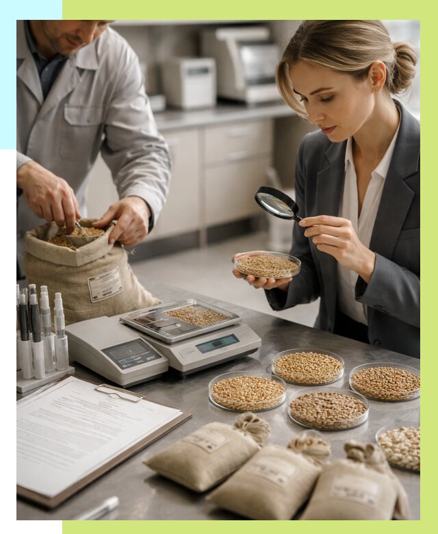 Сертификация зерна в Урюпинске по цене от 15452 р. | Алешин-Рюп