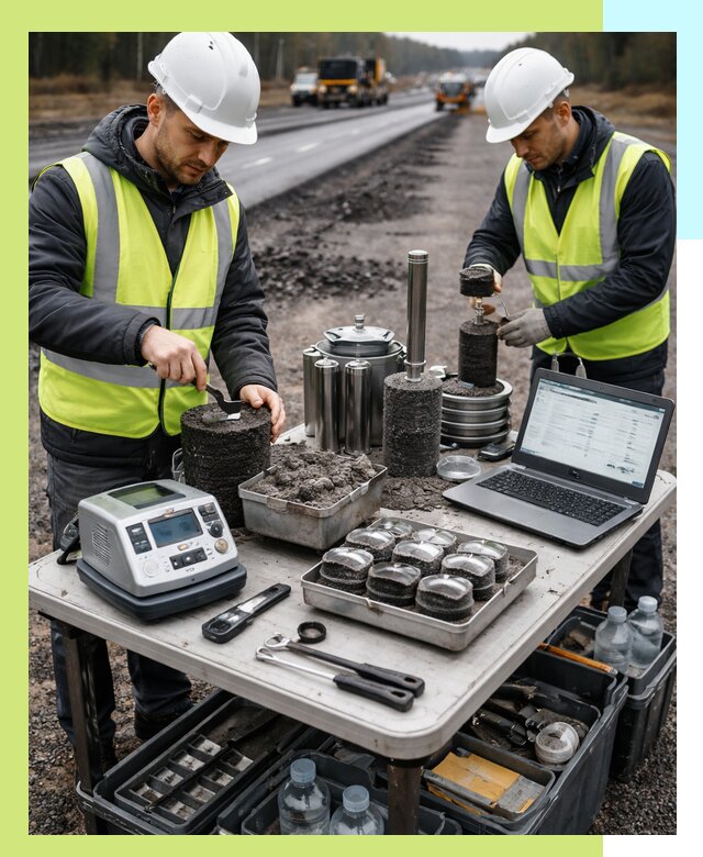 Сертификация асфальта: испытания и подтверждение в Урюпинске