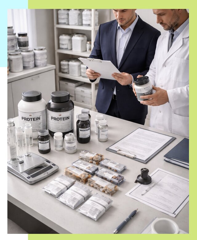 Сертификация спортивного питания в Урюпинске от 15452 р., Алешин-Рюп