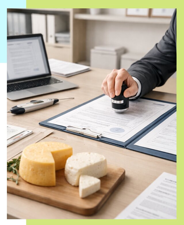 Сертификация сыров в Урюпинске от 15452 р | Сертификат на сыр Алешин-Рюп