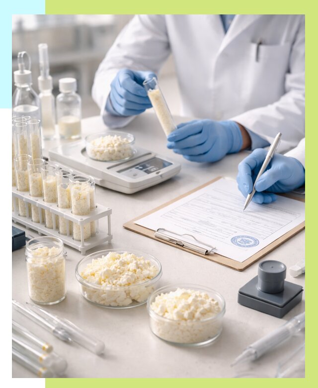Сертификация творога в Урюпинске от 12361 р. под ключ | Алешин-Рюп