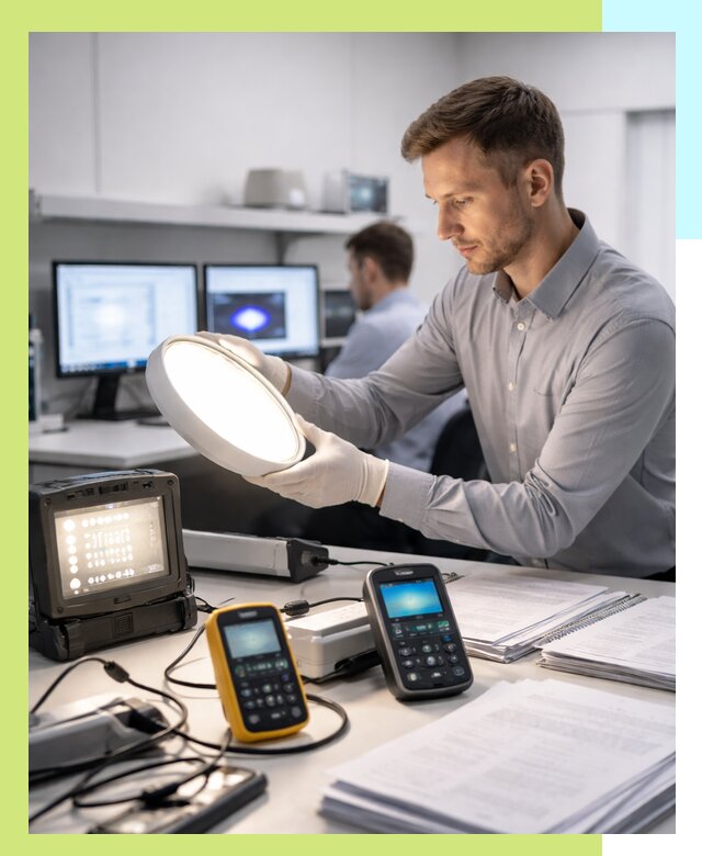 Сертификация светильников в Урюпинске: испытания и оформление