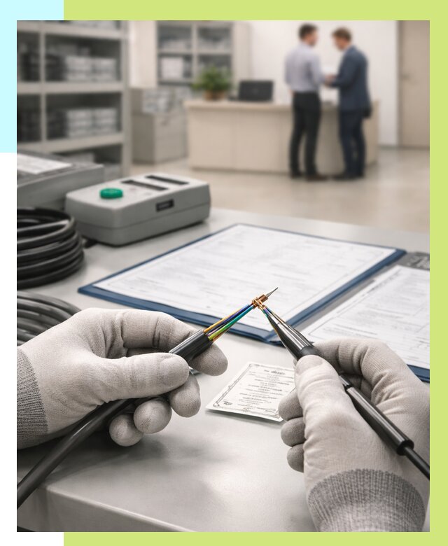 Сертификация провода в Урюпинске от 18542 р. в Алешин-Рюп