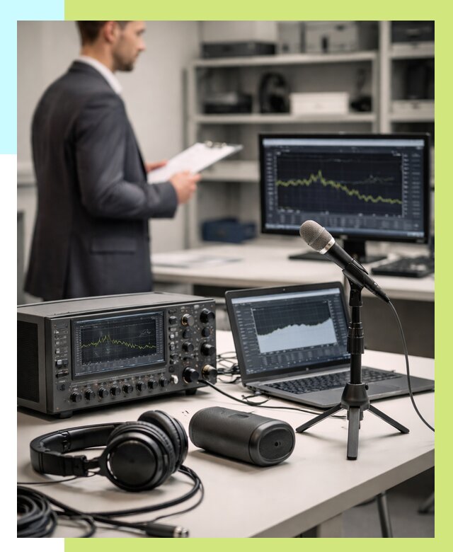 Сертификация аудиотехники в Урюпинске от 15452 р., Алешин-Рюп