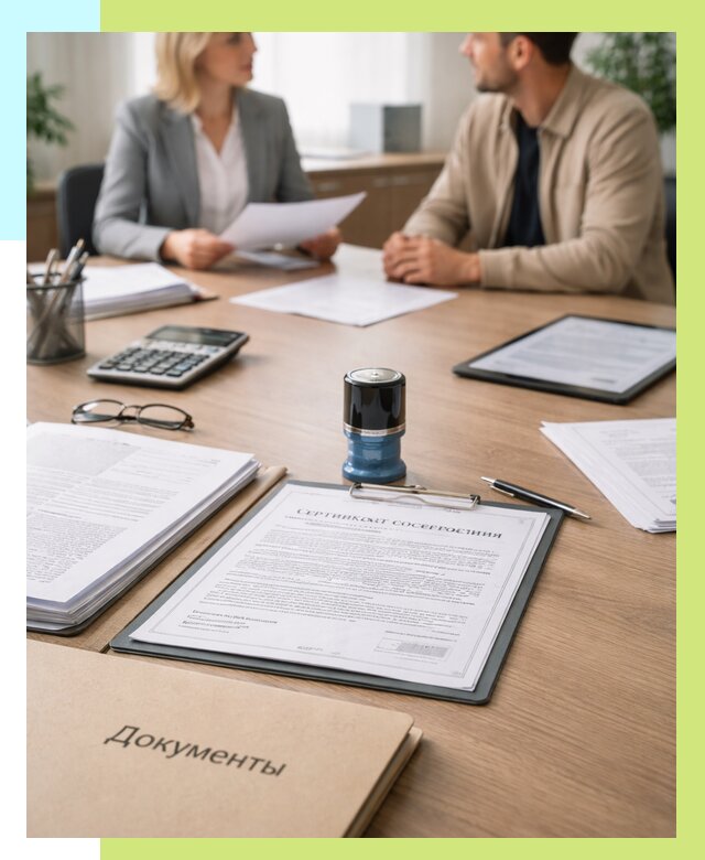 Сертификат соответствия на продукцию в Урюпинске от 15452 р.|Алешин-Рюп