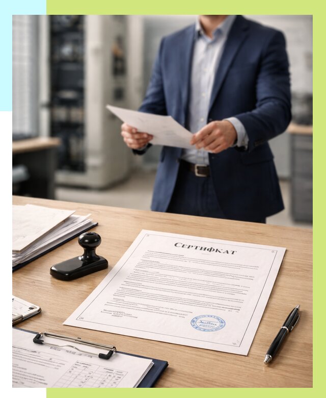 Сертификат на оборудование в Урюпинске от 15452 р. | Алешин-Рюп