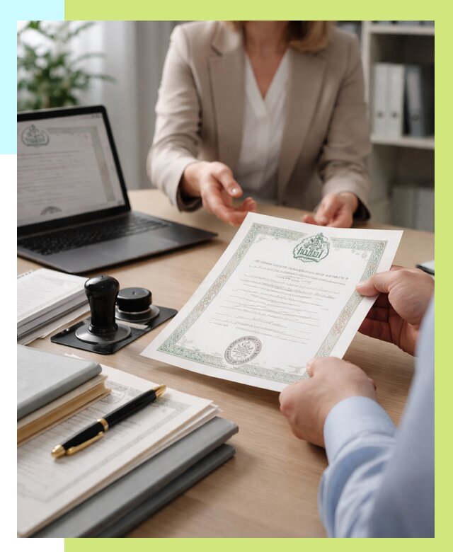 Халяль сертификат в Урюпинске, получить от 15452 р. | Алешин-Рюп