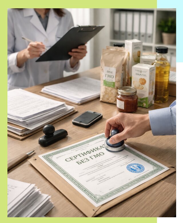 Получение сертификата Без ГМО для продукции в Урюпинске