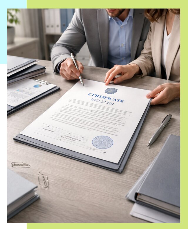 Сертификат ISO 22301 в Урюпинске от 46355 р. | Алешин-Рюп срочно