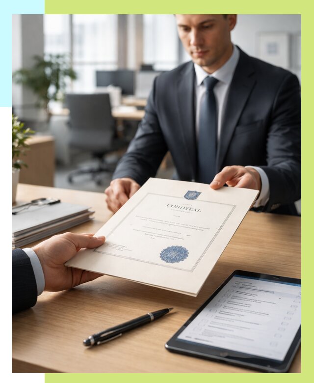 Сертификат ISO 30301 в Урюпинске от 36054 р. | Алешин-Рюп - под ключ