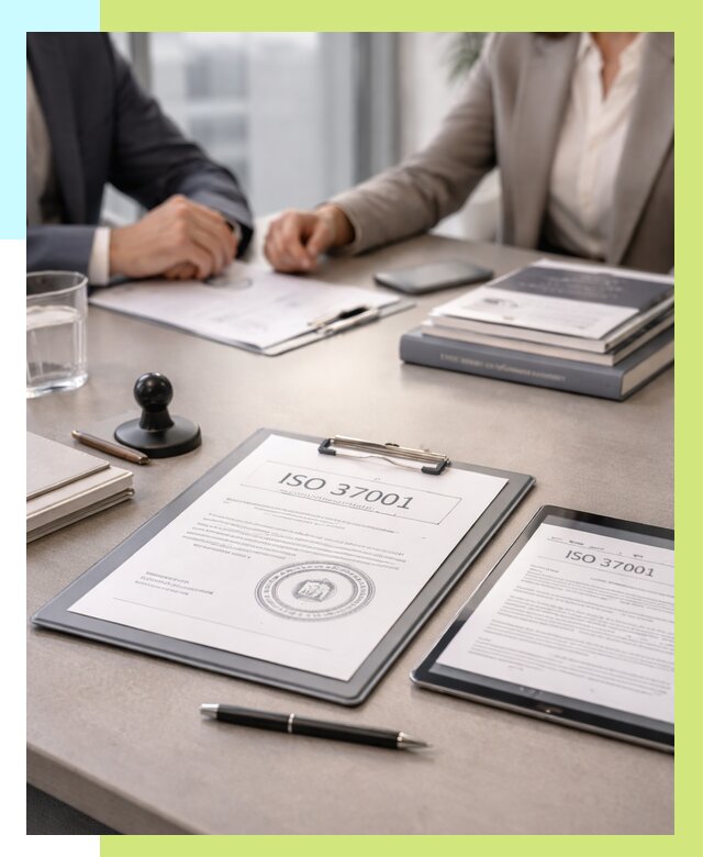Сертификат ISO 37001 в Урюпинске оформить от 123612 р. Алешин-Рюп