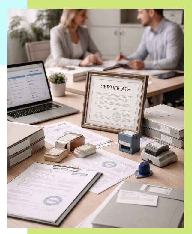 Сертификация компании в Урюпинске от 46355 р. | Алешин-Рюп — заказ